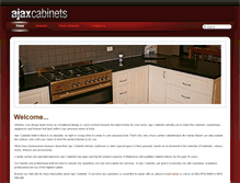 Tablet Screenshot of ajaxcabinets.com.au